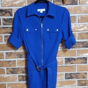Michael Kors Zip Front Shirt Dress